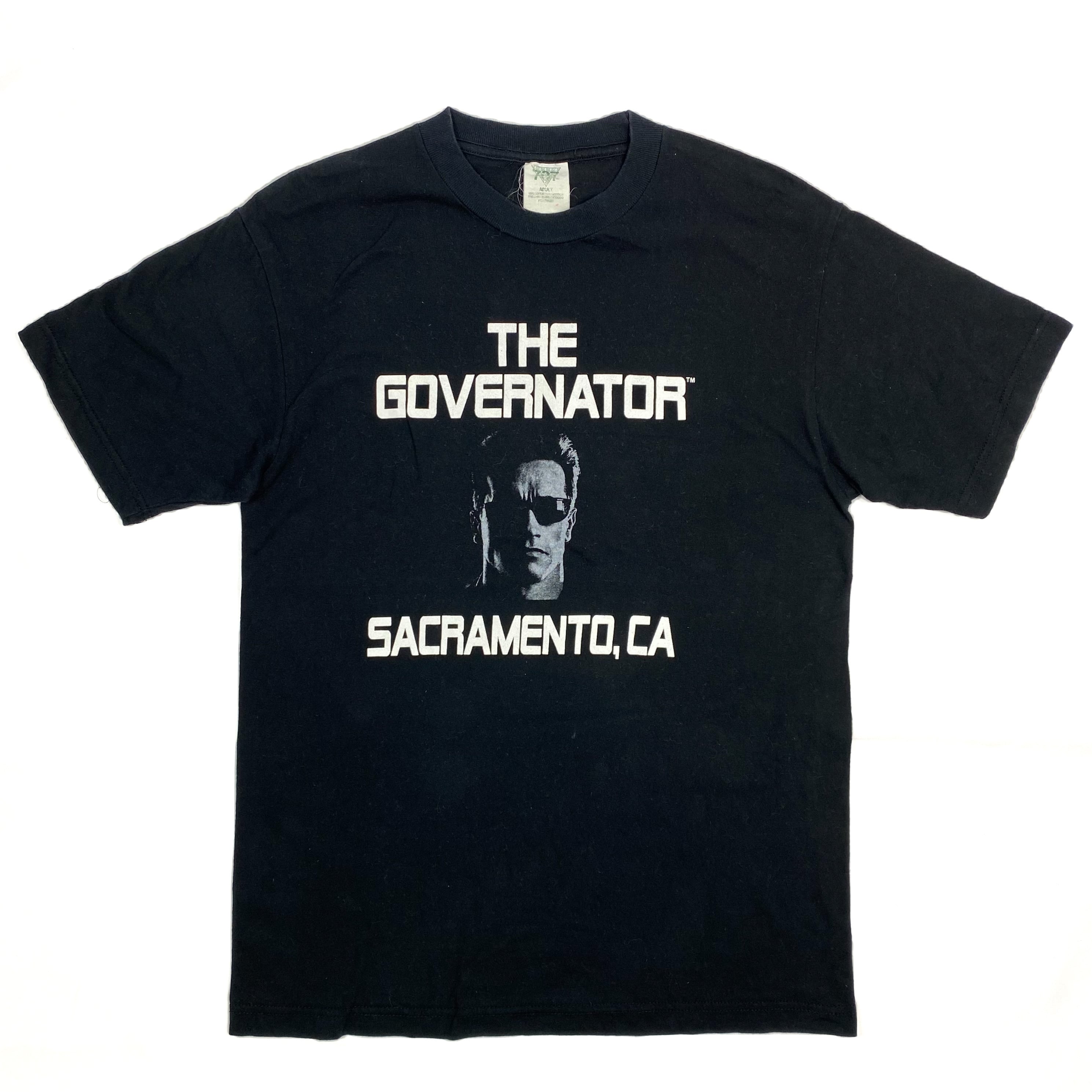 's "THE GOVERNATOR" Printed T Shirt / アーノルド・シュワルツェ