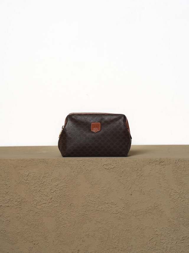 CELINE セリーヌ　マカダム柄　ポーチ