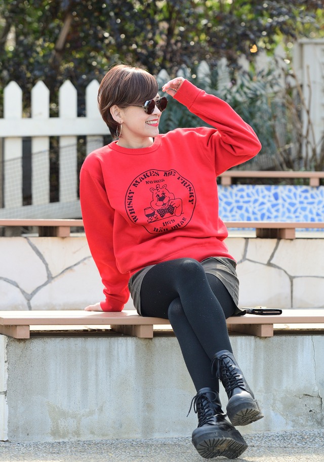 Bär Dram Old Cask Sweat Shirt Red