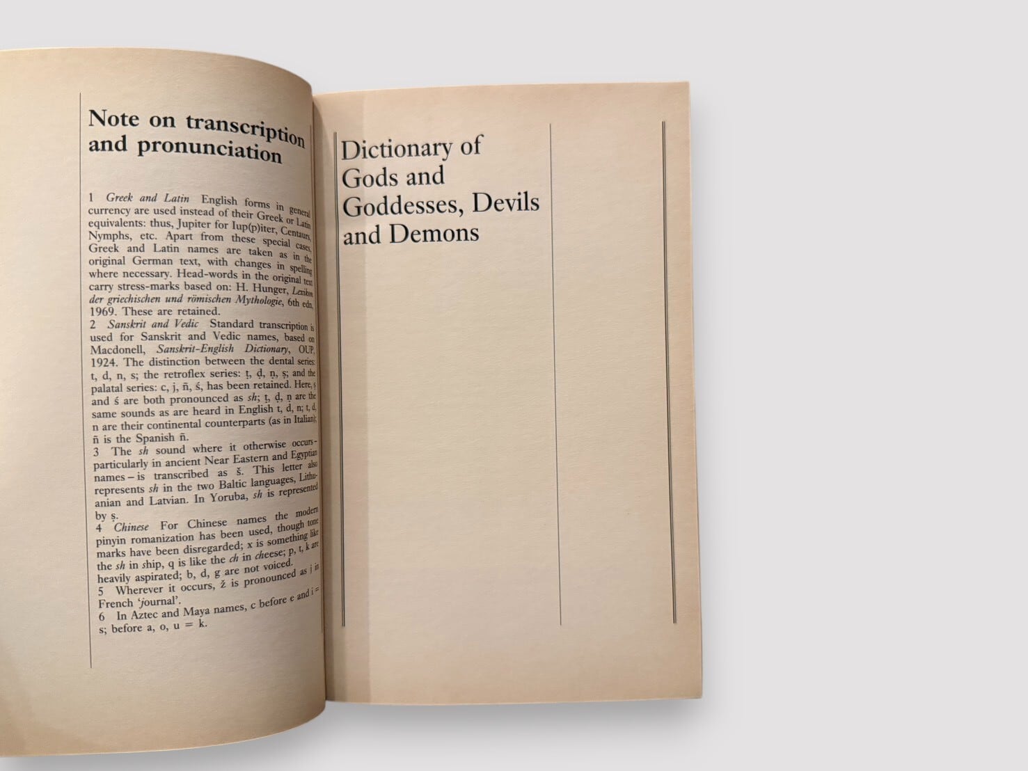SSO127】【REPRINT】Dictionary of Gods and Goddesses, Devils and