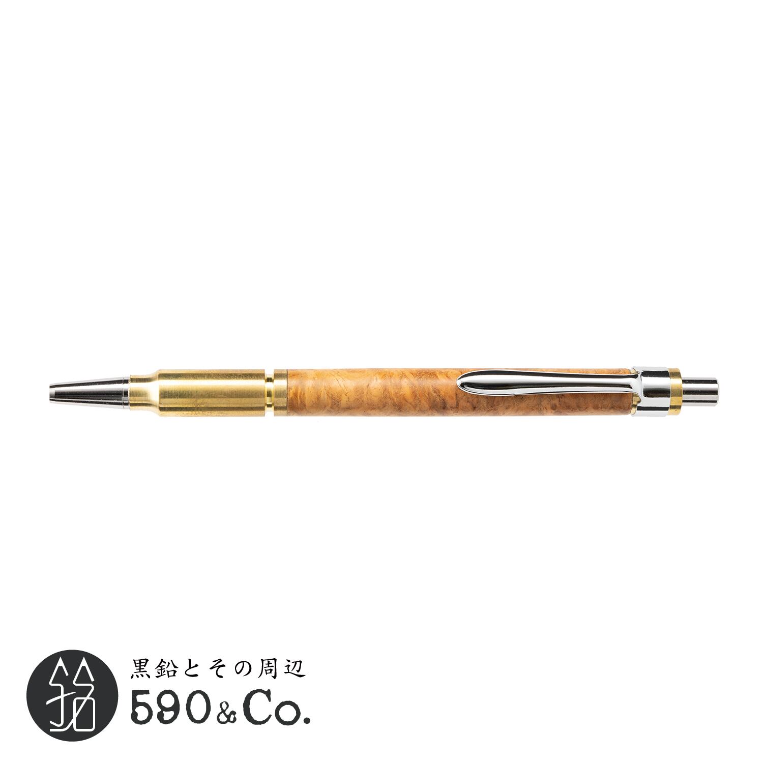 【Flamberg/フランベルク】木製手帳ペンBP (花梨瘤) A | 590&Co.