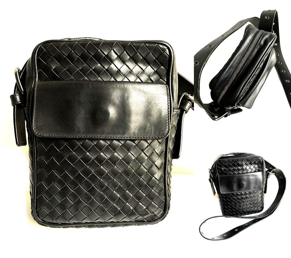 BOTTEGA VENETA ボッテガ ショルダーバッグ イントレチャート レザー