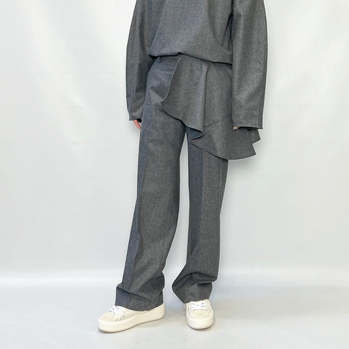 LOEFF ロエフ ポプリン レイヤード パンツ 8814-299-0207 2025