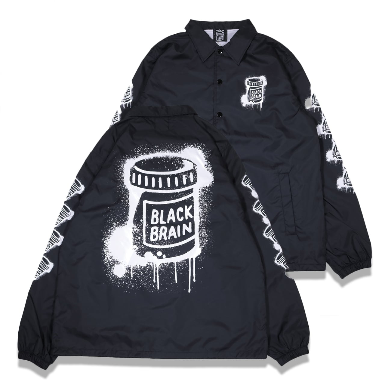 11 Dripped Coach JKT | BLACK BRAIN