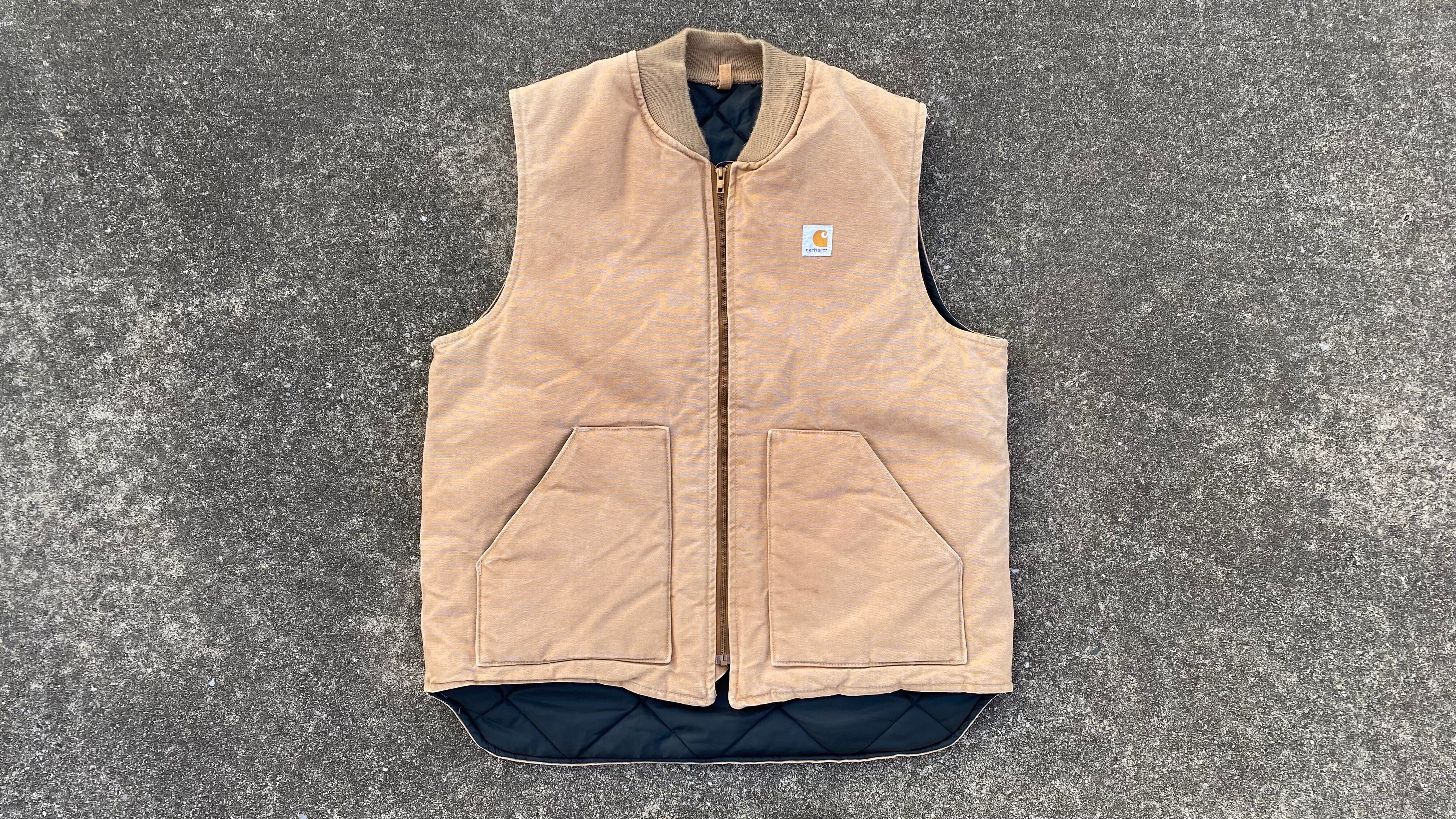CARHARTT DUCK VEST BRN XL TALL 10