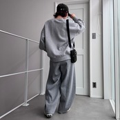 guruguruロゴスウェットPO/グレー