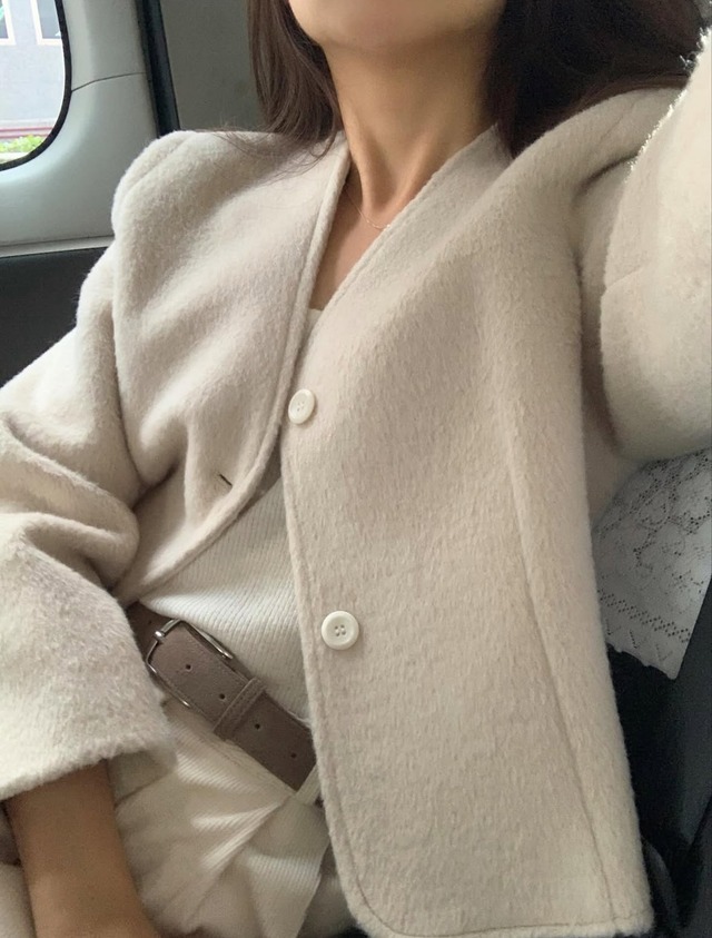 (LITER) gloria wool  jacket / 2color