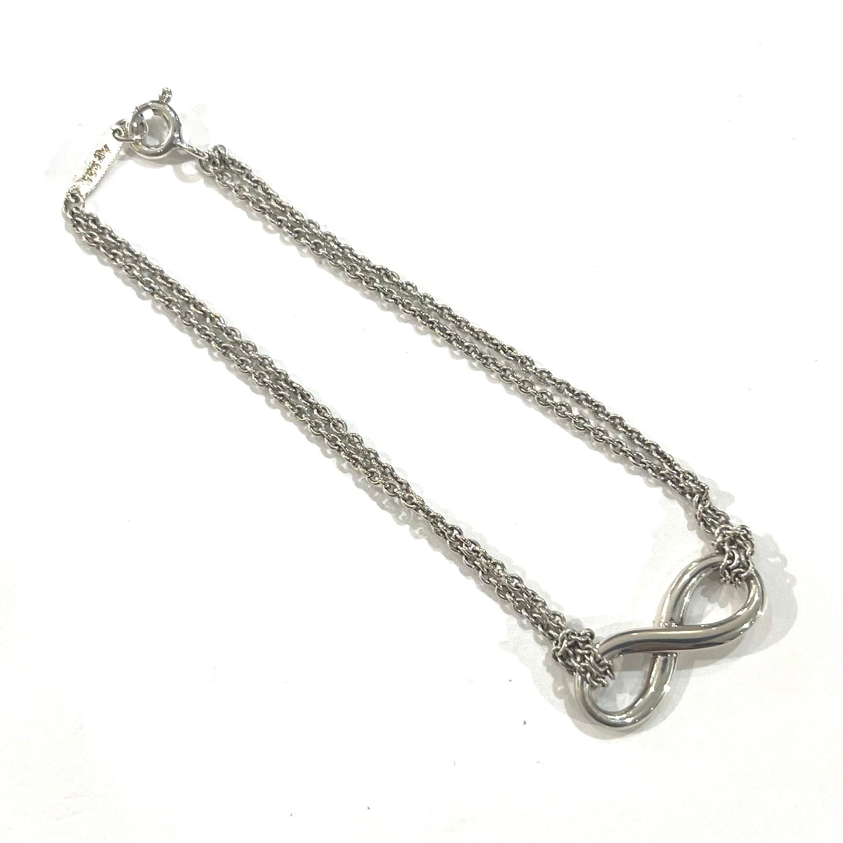 TIFFANY&CO.】インフィニティツイストダブルロープブレスレット