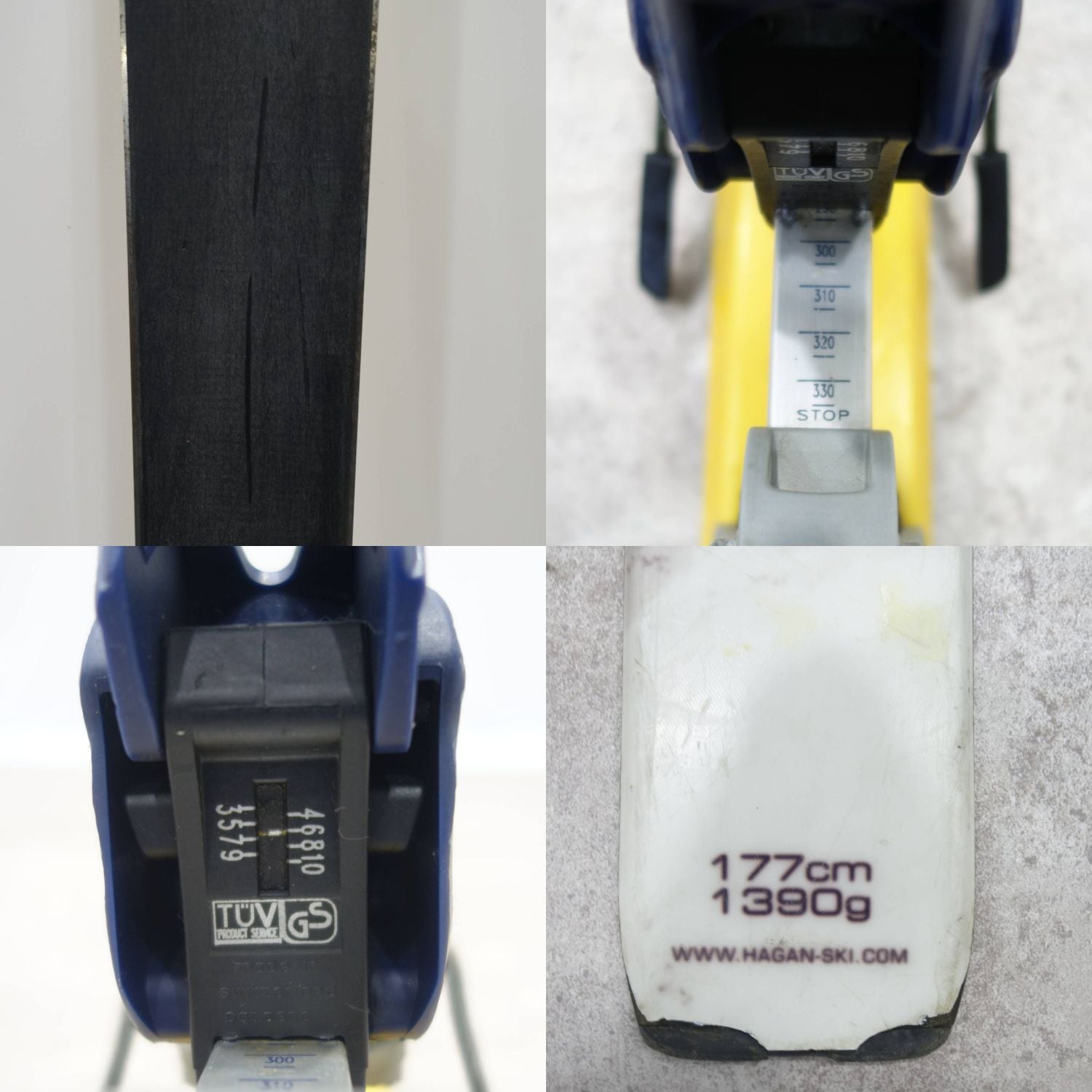 ハーガン hagan tourcarve 177cm ビンディング DIAMIR titanal 3 山