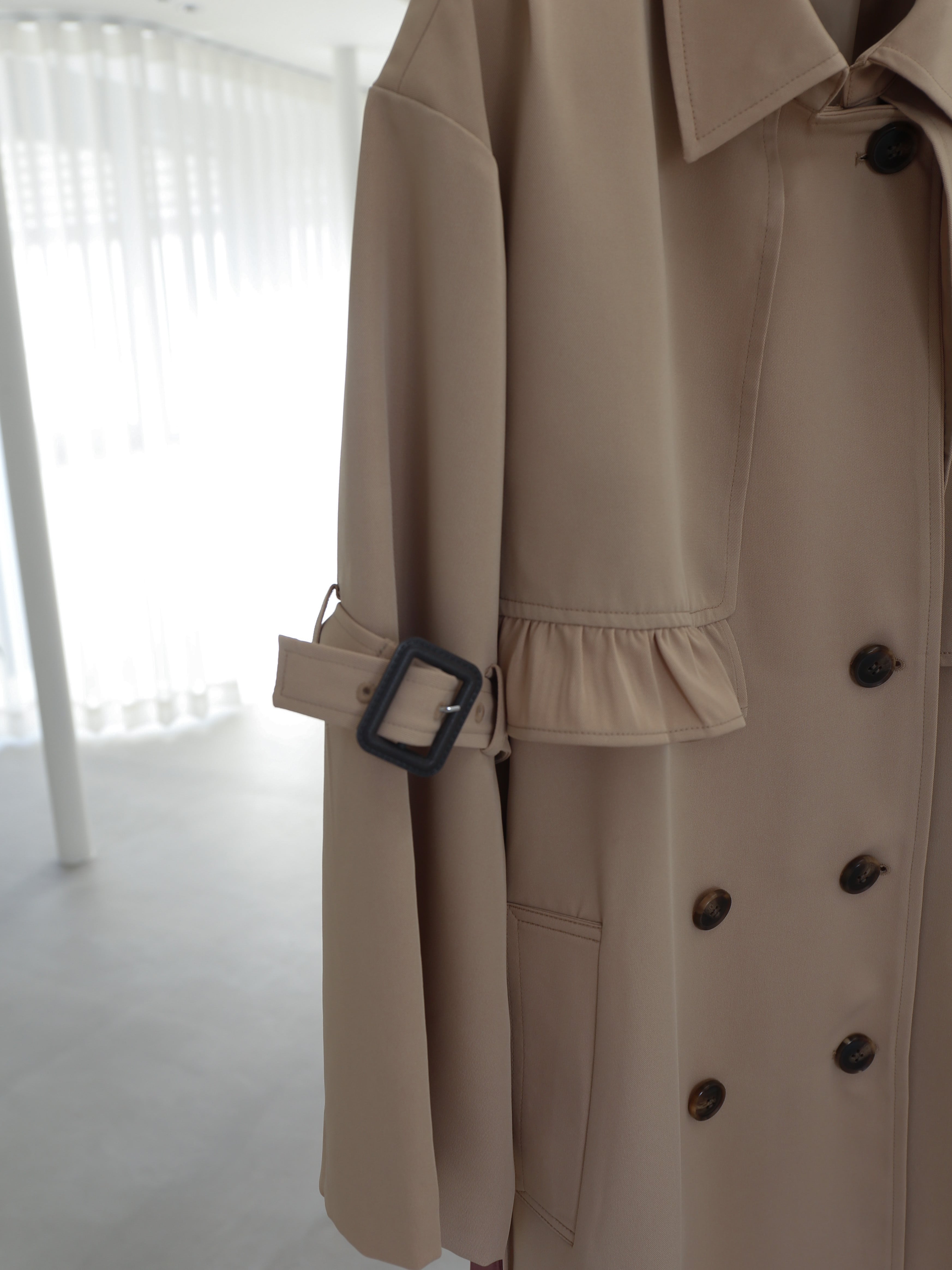 2way asymmetry design trench（beige） | Katrin TOKYO