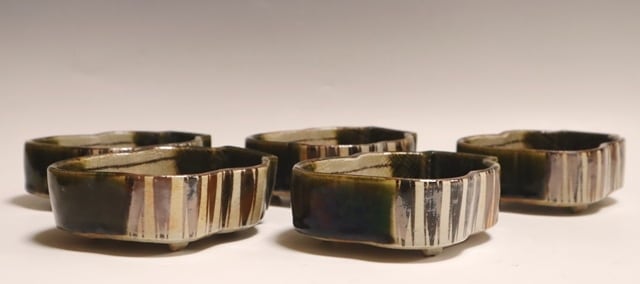 加藤作助造織部瓢向う付 5客 | 賢祥堂 うつわ店