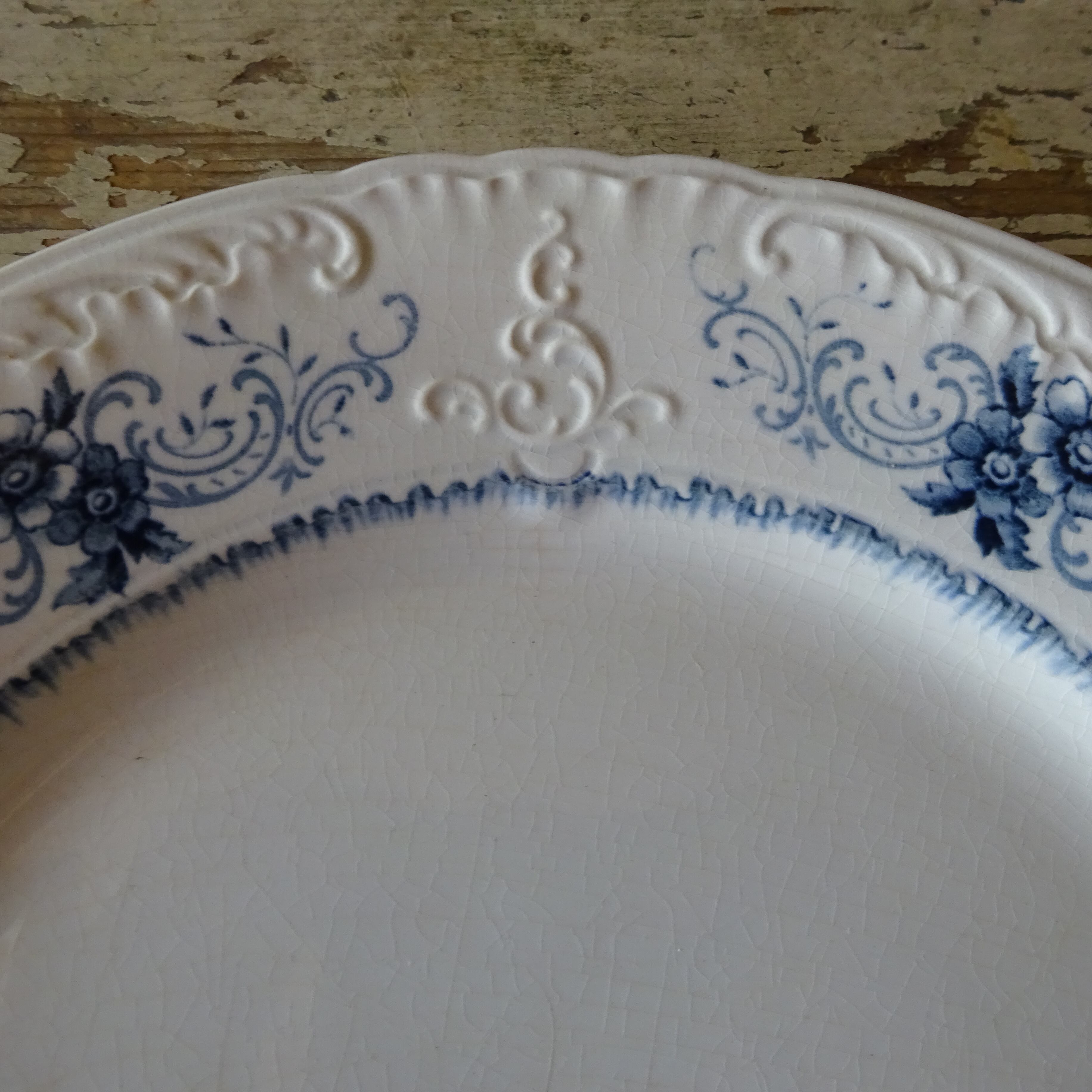 【 Nouveauté 】☆U & C SARREGUEMINES  modèle《AÏDA》assiette plate (A)