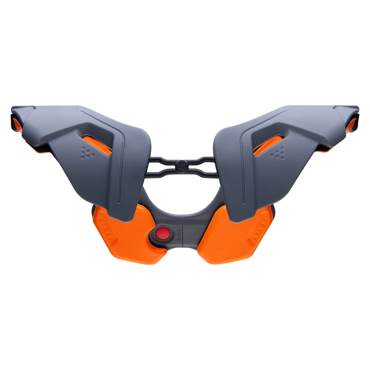 Atlas Vision ネックブレイス　サイズS/M グレイ/オレンジ ATLAS】VISION [ビジョン] D3O ネックカラー Grey/Orange 大人用