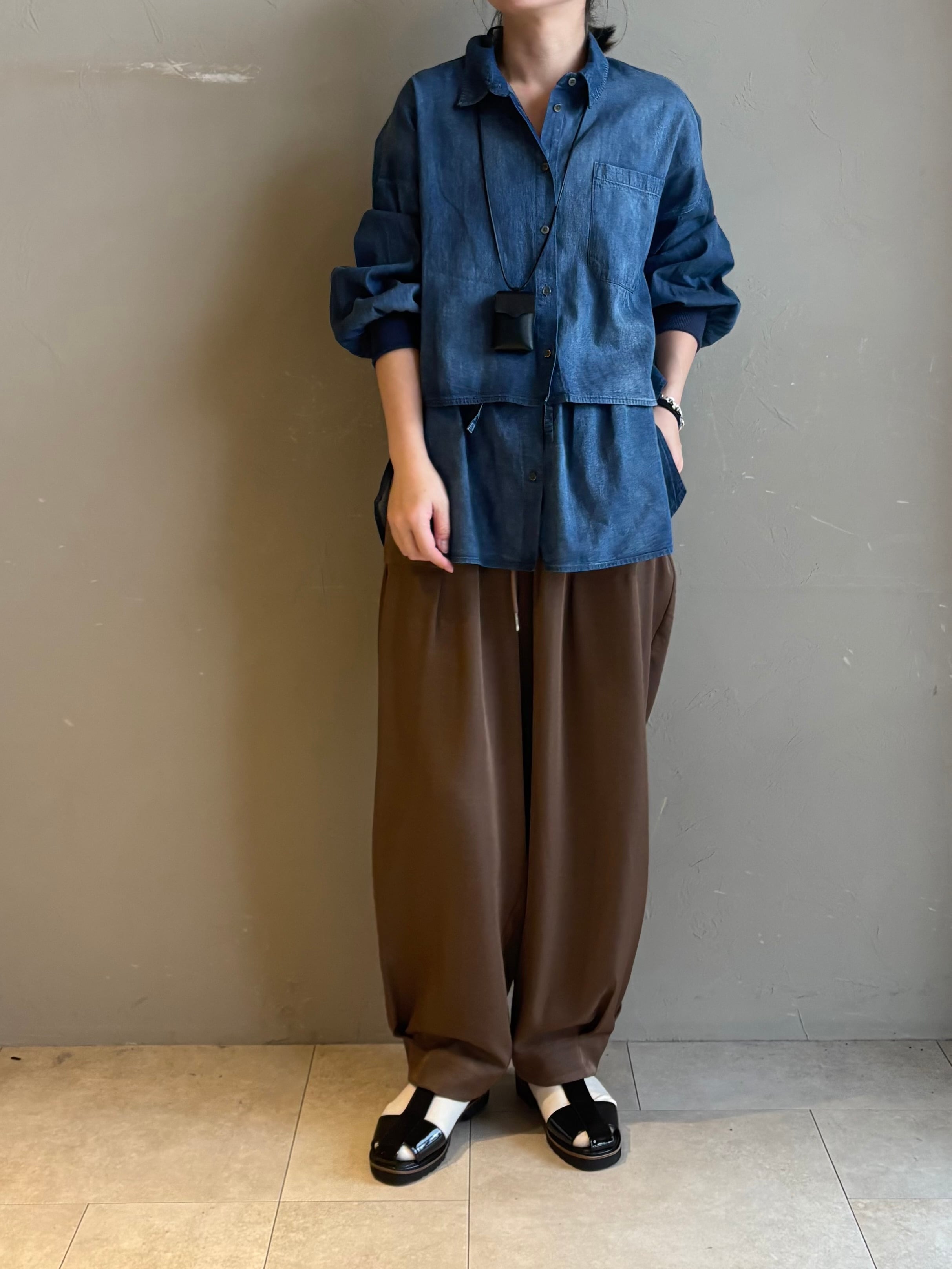 2wayレイヤードデニムシャツ | valance 福井｜レディース セレクト