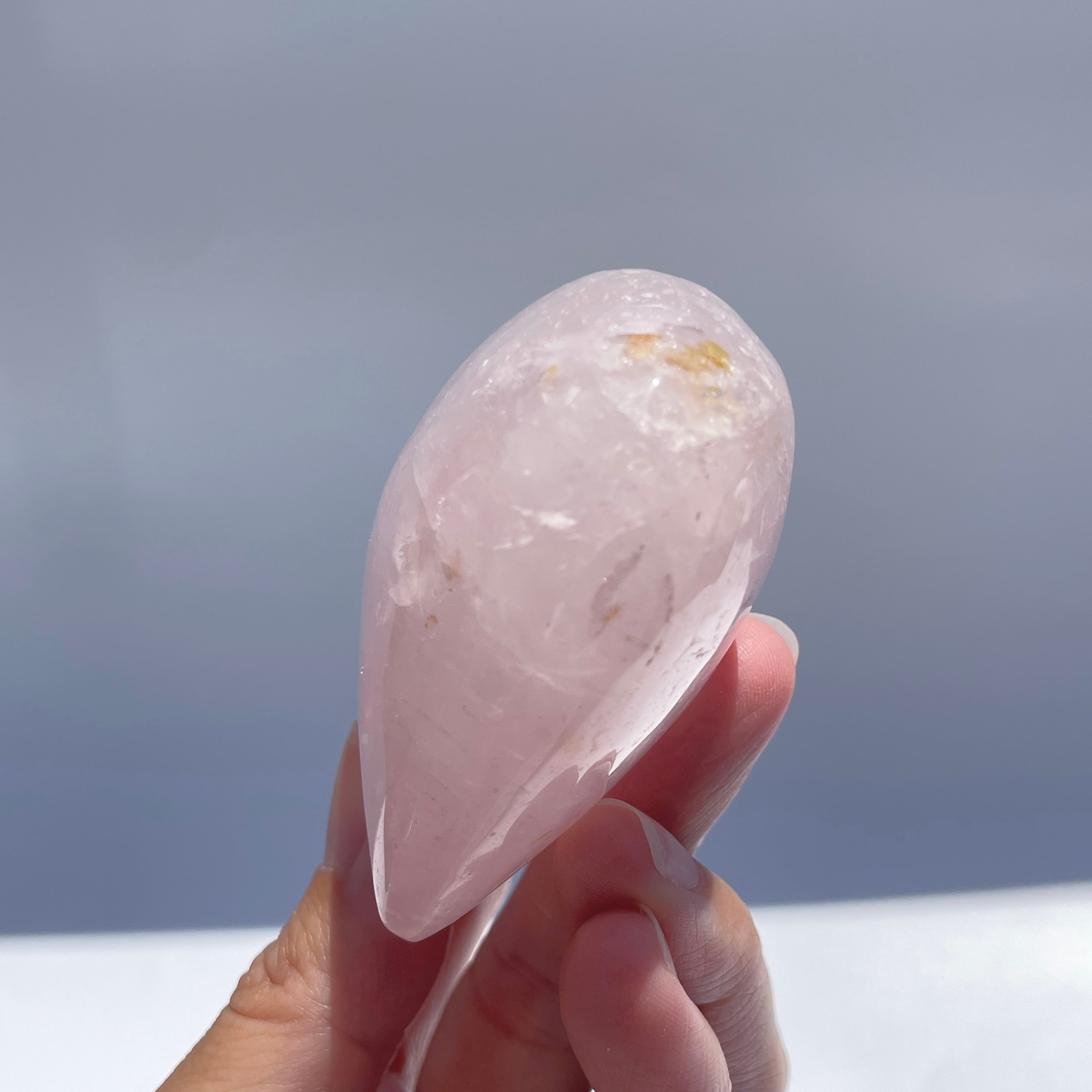 マダガスカル産ローズクォーツ ハート型84◇ Rose Quartz ◇天然石