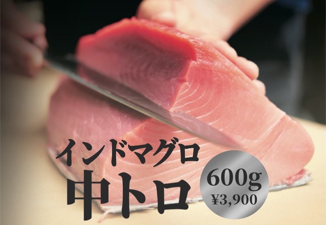 インドマグロ 中トロ 600g 脂がのった最高級の 中トロ たっぷりサイズ 南房総やまと寿司オンラインショップ おいしい魚 寿司 地魚 自慢のまぐろ