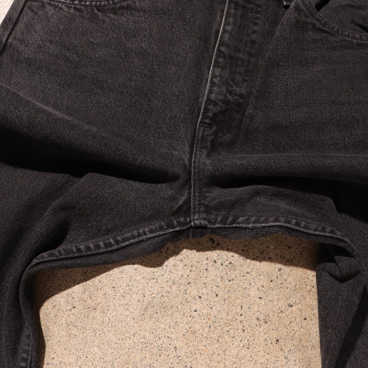 稀少 黒タブ 32×30 Levi’s 505 USA サルファーブラック デニムパンツ リーバイス