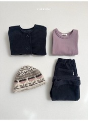 〖取寄〗韓国子供服 / 26winter / minirobe / ポイウォームカーディガン / キッズ *S~XL*