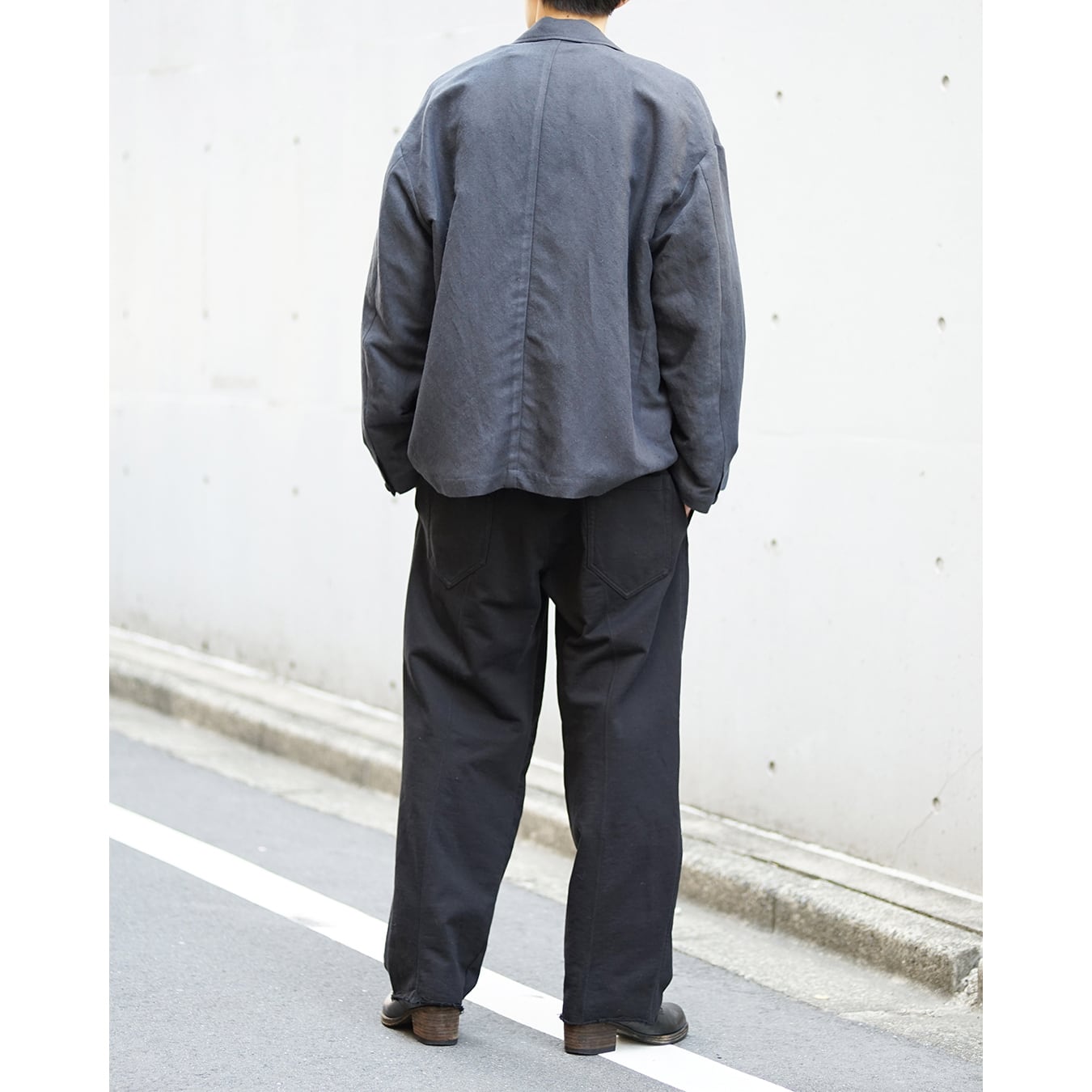 Blanc YM] (ブランワイエム) BL-26S-LSSJ Linen Silk Shirt JKT