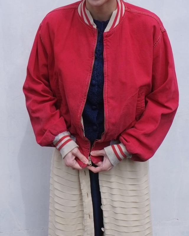 vintage/kuchibeni blouson.