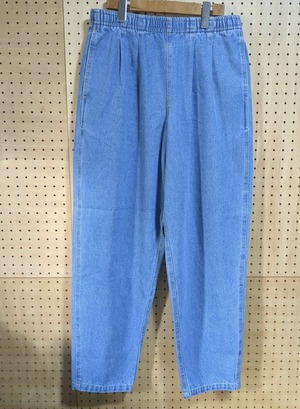 BURLAP OUTFITTER　DENIM TRACK PANT　バーラップアウトフィッター　吸水性が高く乾燥も早いポリ混デニム生地パンツ　INDIGO WASH
