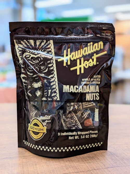 【ハワイアンホースト】マカデミアナッツチョコレート TIKIスタンドアップバッグ(9袋)
