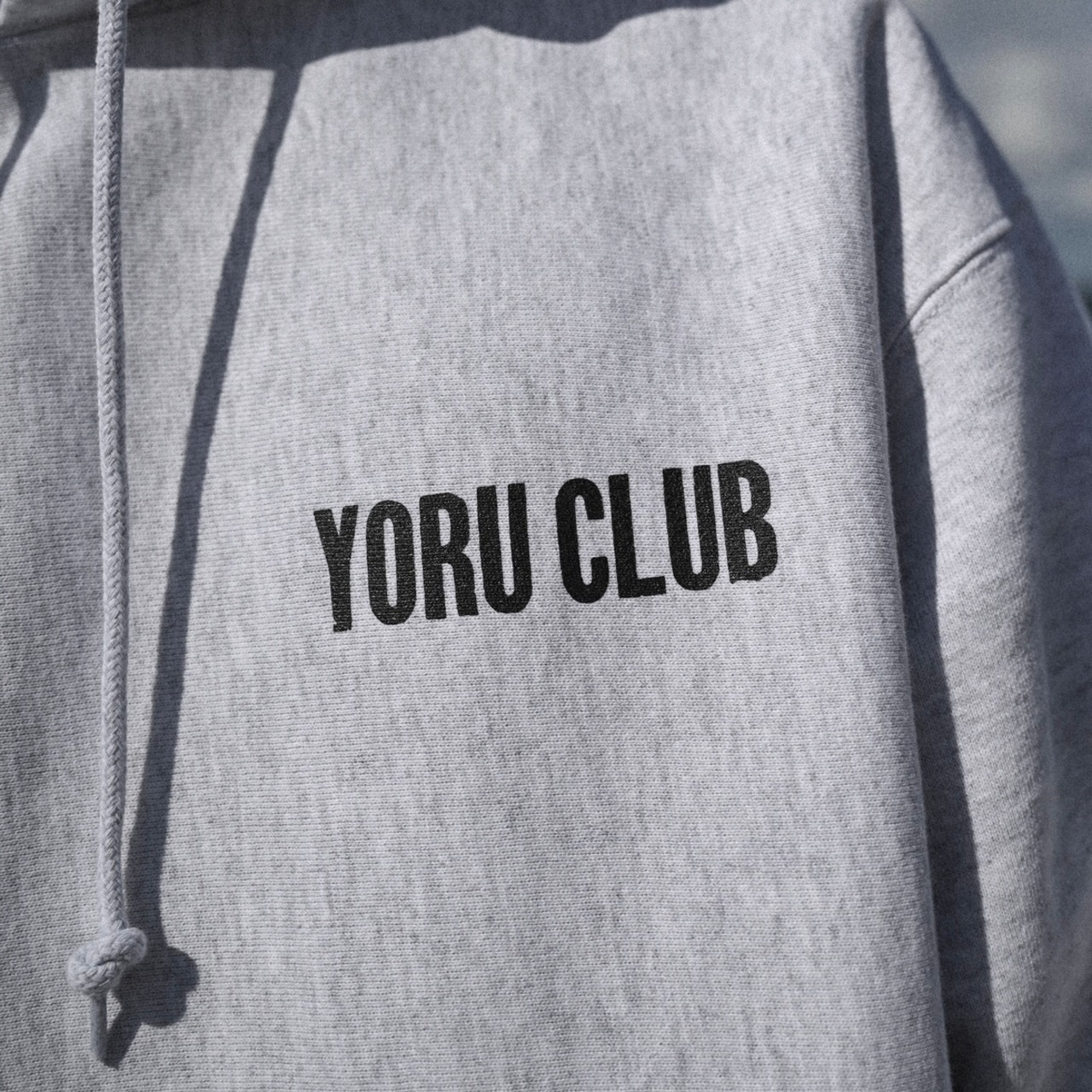 YORU CLUB LOGO HOODIE【Gray】