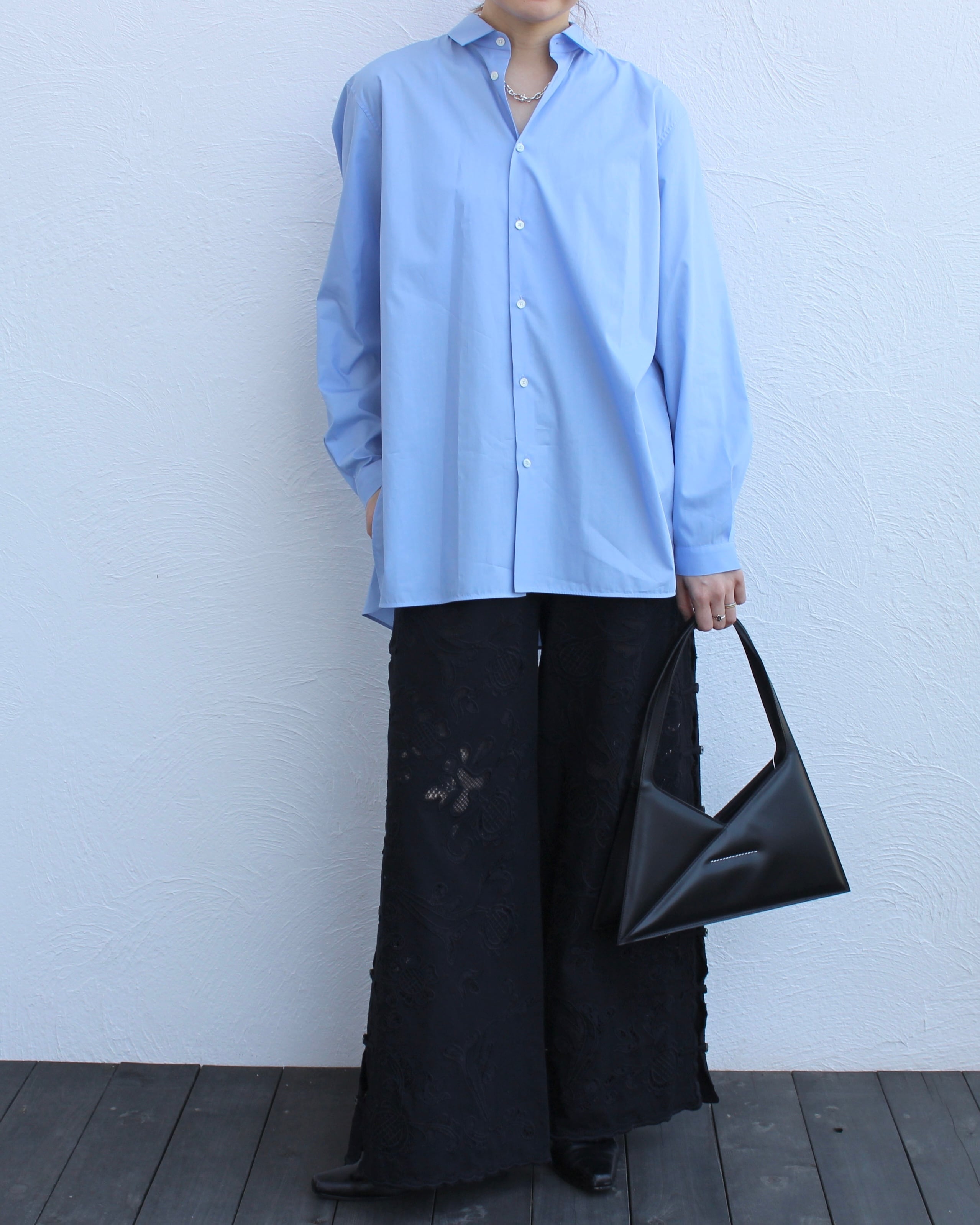 Sea New York/lace wide pants《white・black》