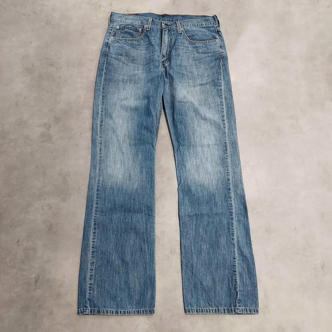 リーバイス527 Levis W34 フレアデニム 青 古着 ヒゲ 20218