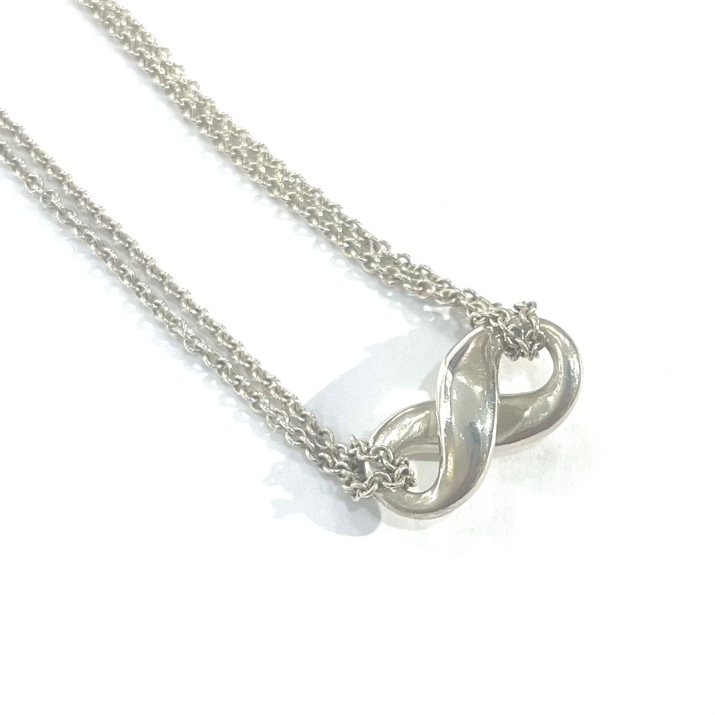 限定価格【TIFFANY&Co.】2527 Wチェーン 立体インフィニティ