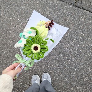 【受注生産品】oshiiro bouquet series green 【推し色シリーズ】 | fuwafuwa flower