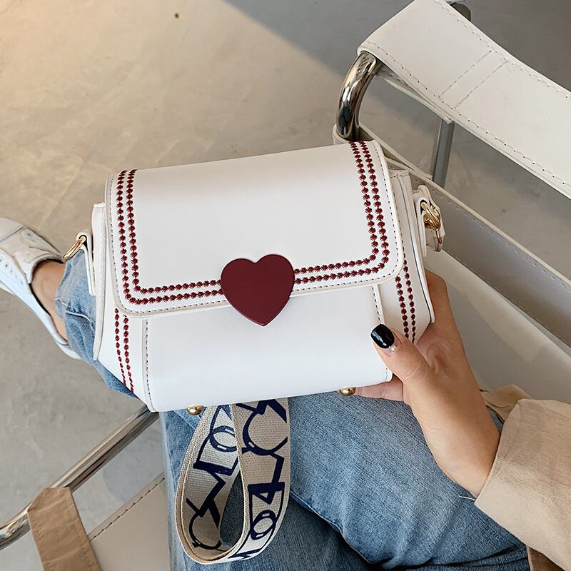 七夕限定人気のスモールバッグハンドバッグ2020新しいトレンディなファッションワイドショルダーストラップメッセンジャーバッグネット赤小さな正方形のバッグ Tiancai_Wing_Bag1681786