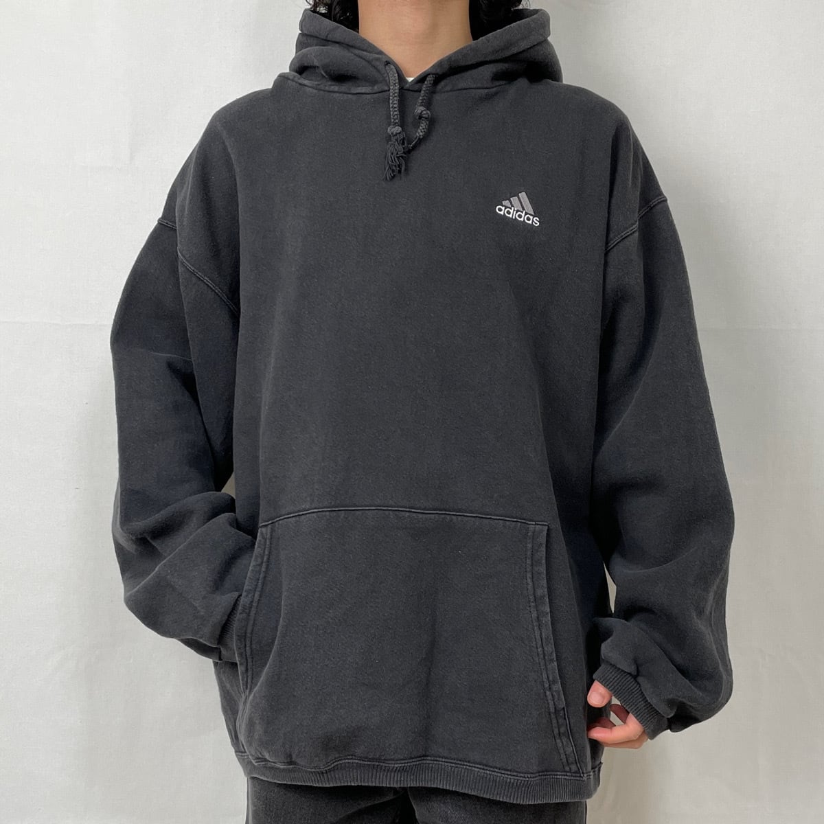 古着 90s adidas アディダス パーカー 90s adidas Half-Zip Hooded 