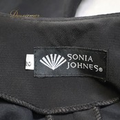 フラメンコ 衣装 SONIA JOHNES ソニアジョーンズ トップス ブラウス ブラック系 黒 無地 フリル ダンス パーティ 発表会 ダンス衣装 ステージ衣装 発表会衣装 シンプル レディース