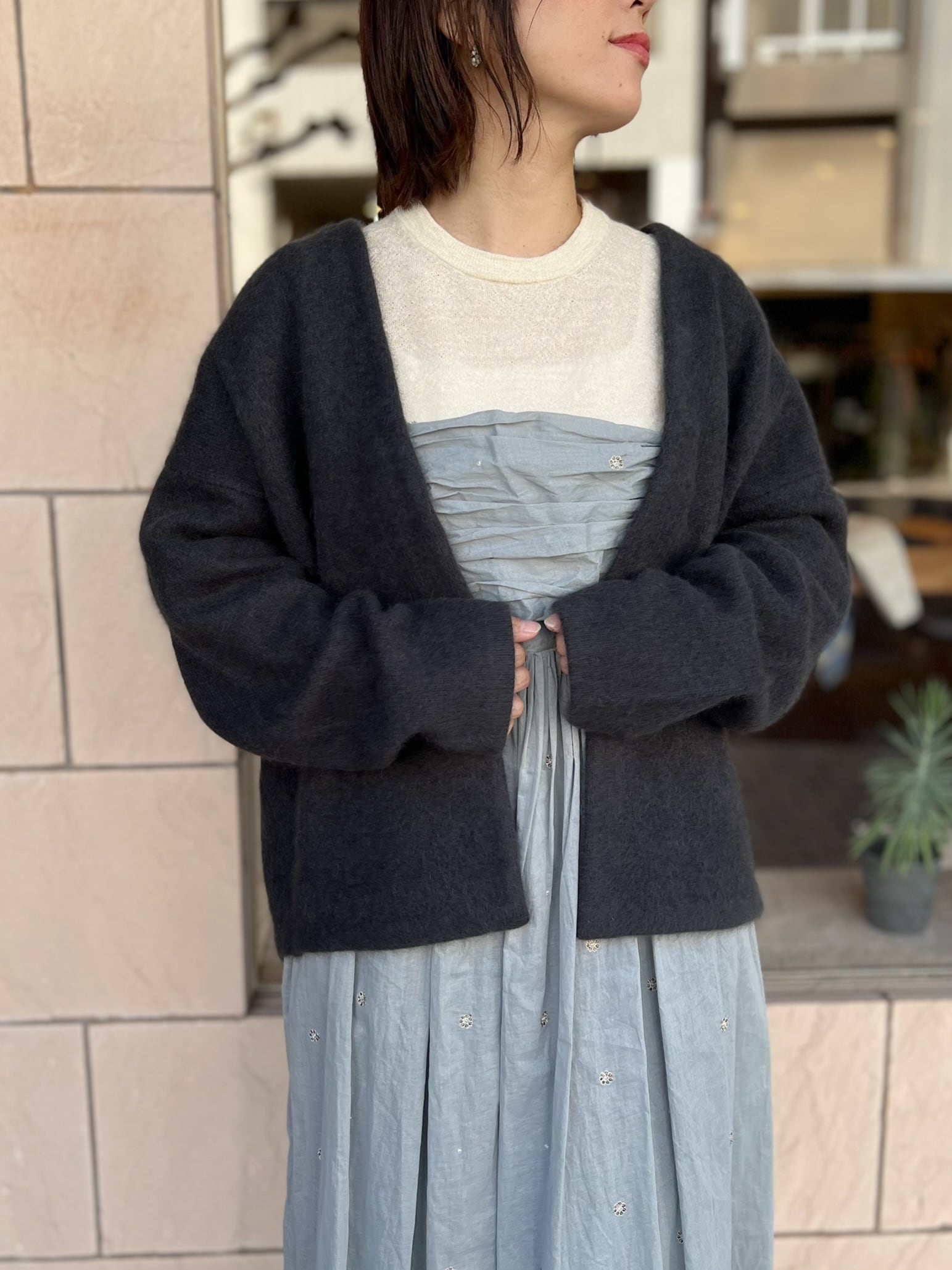 MICA&DEAL / ラクーンデュアルカーディガン | anouk