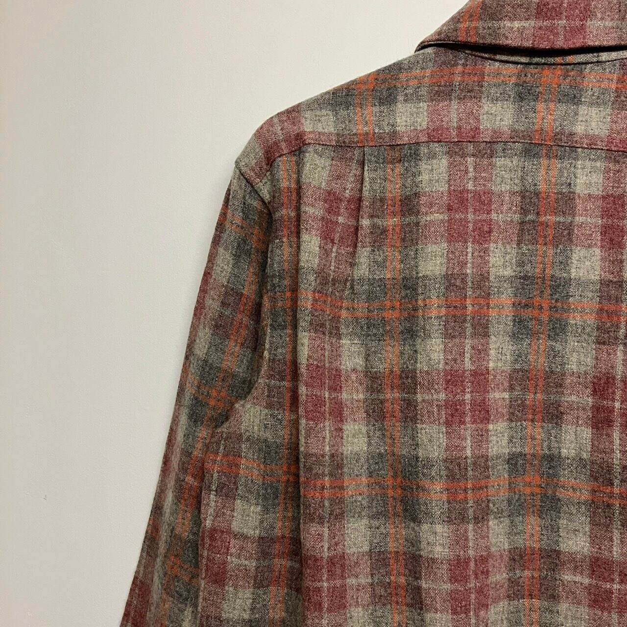 【激レア】PENDLETON 切り替えチェック クレイジーパターン ウールシャツ