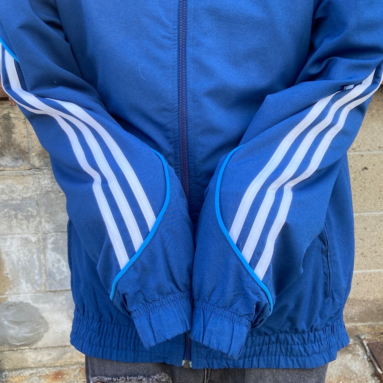 00年代 adidas アディダス ジャージ トラックジャケット メンズXL 古着 
