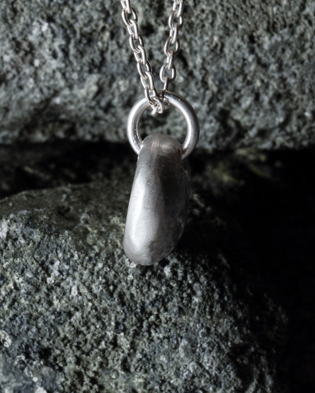 stone top necklace (silver925)