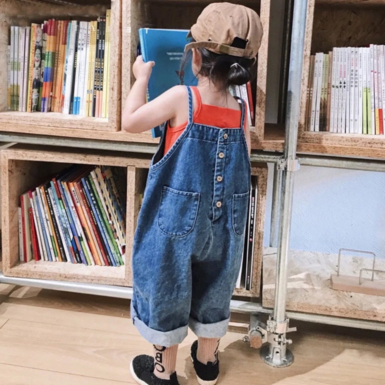 BURBERRY デニムオーバーオール 　子供服 Buddy Lee キッズ デニム サロペット 子供服 女の子 男の子 ワンピース