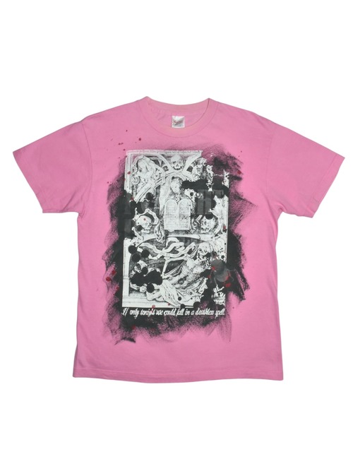 DoReMi Unique Series – Gothic Print Pink Tee