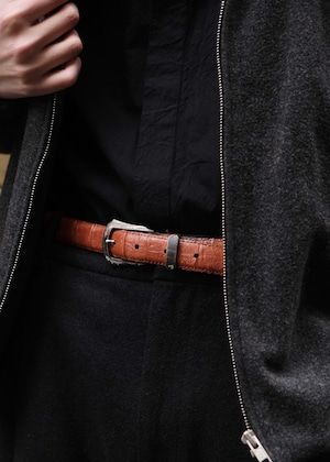 vintage western leather belt