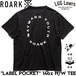 ROARK ロアーク メンズ Tシャツ 半袖 ヘビーウェイト 厚手 コットン 抗菌 防臭 WAYWARD YOUTH 14oz H/W TEE RTJHW1202-BLK 26SP 日本代理店正規品