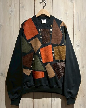 【a.k.a.C.a.k.a vintage】90's Handmade Custom Vintage Sweatshirt