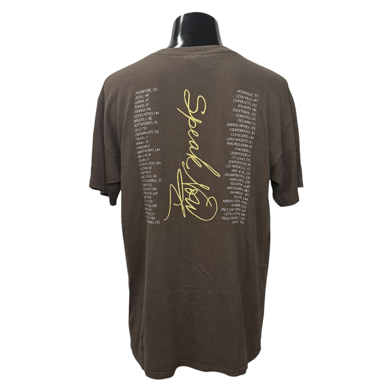 【TAYLOR SWIFT】テイラー・スウィフト "Speak Now WORLD TOUR" GILDANタグ ツアー Tシャツ