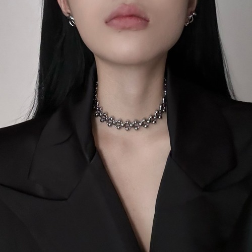 ball chain necklace / l0908