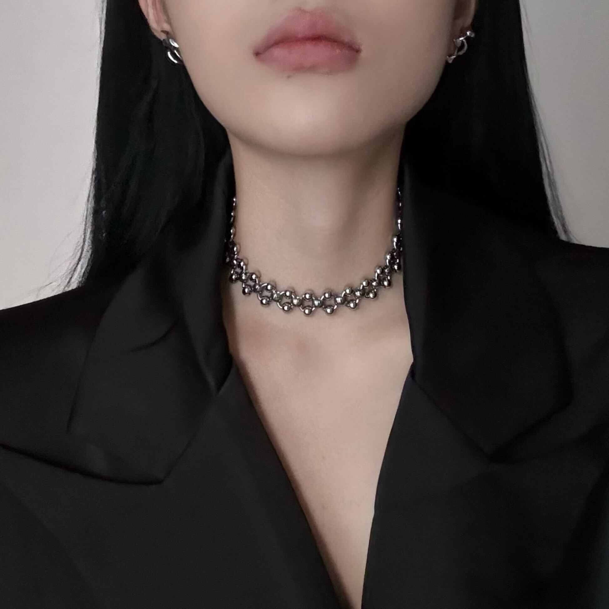 ball chain necklace / l0908