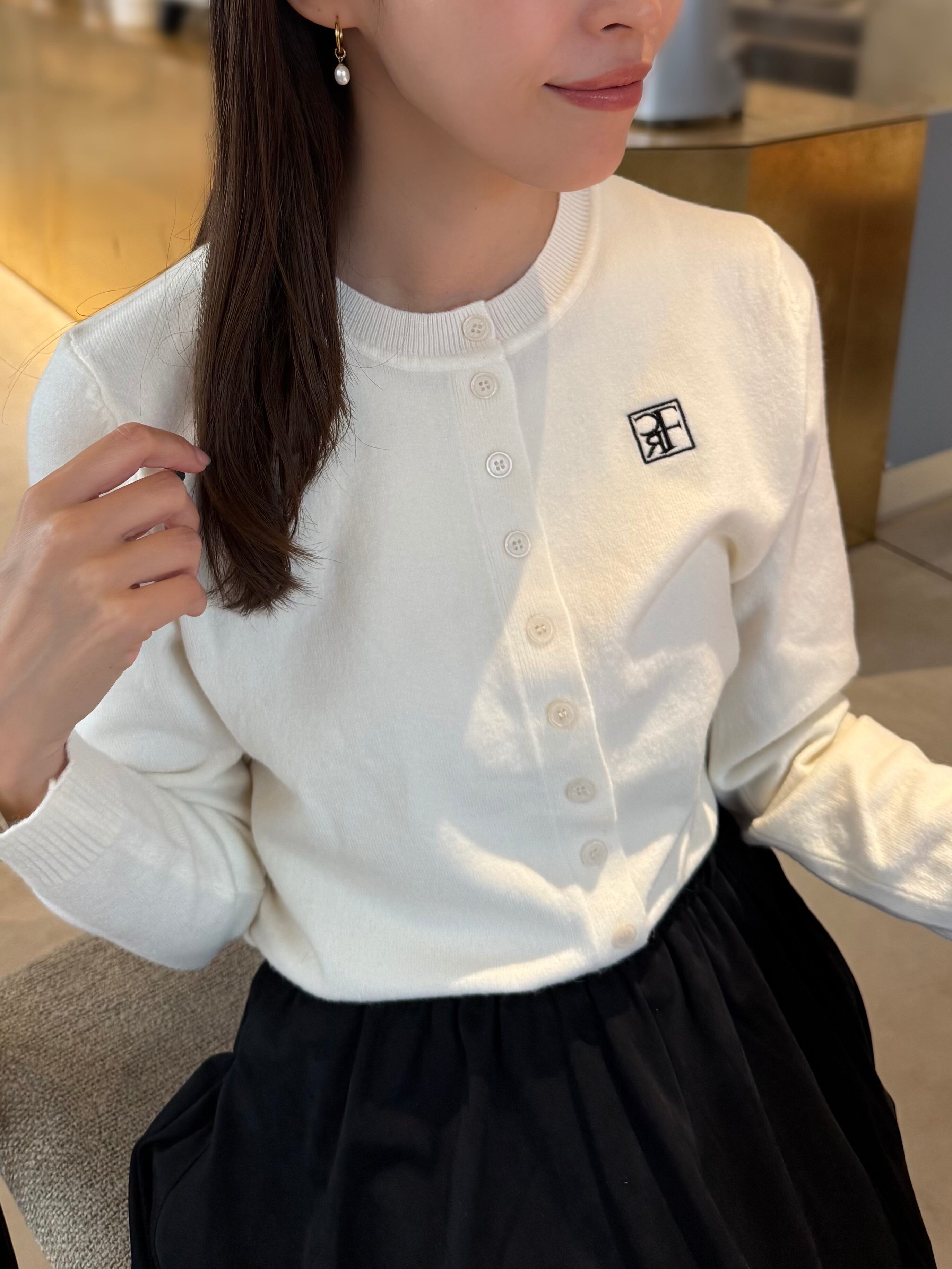 クルーネックカーディガン[60004] | conforobe(コンフォローブ)