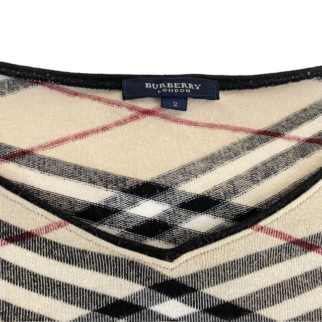 中古 バーバリーロンドン BURBERRY LONDON 半袖 カットソー ノバ