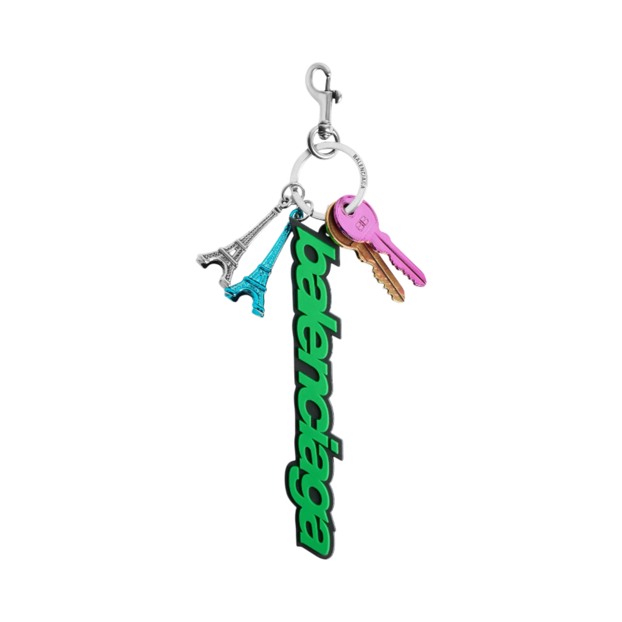 【BALENCIAGA】KEYRING BIKER B.LOGO - 1