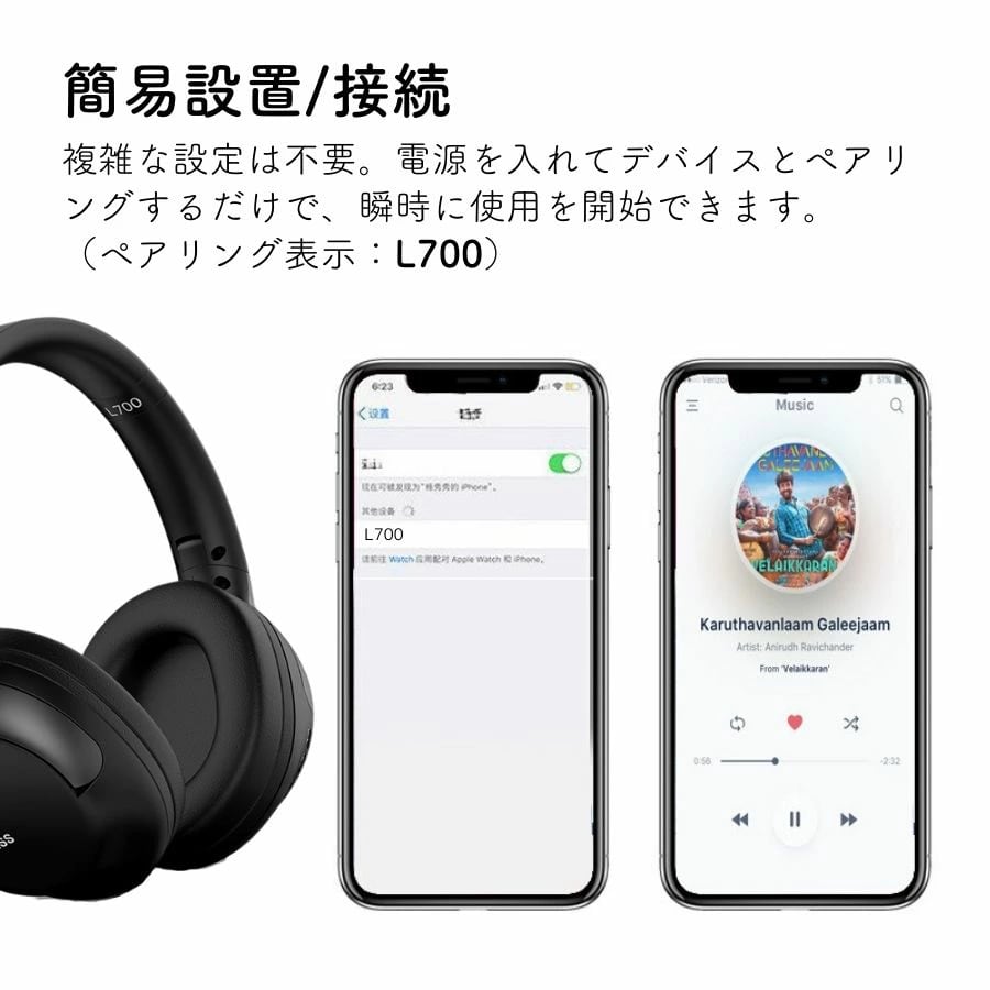 Nibiru☆最大365日保証】 ヘッドホン ワイヤレス ヘッドフォン